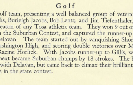 1934 - Men's Golf