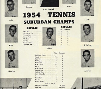 1954 - Men's Tennis